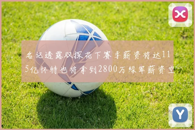 名记透露双探花下赛季薪资将达115亿怀特也将拿到2800万绿军薪资空间依旧紧张