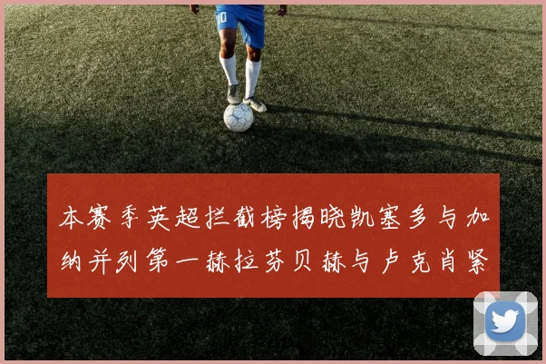 本赛季英超拦截榜揭晓凯塞多与加纳并列第一赫拉芬贝赫与卢克肖紧随其后